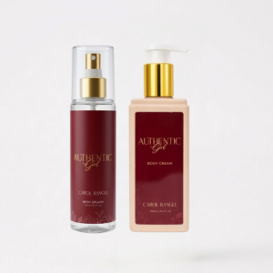 KIT AUTHENTIC GIRL - Body Splash 200ml - Body Cream 250ml