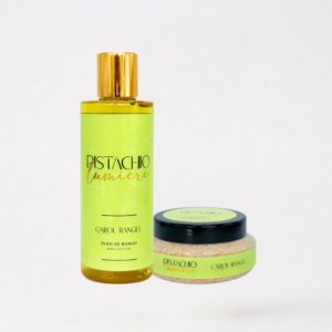 KIT PISTACHIO LUMIERE- Body Scrub 300g - Oleo de Banho 200ml